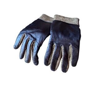 Portolano Leather Gloves Cashmere Lined - 7.5